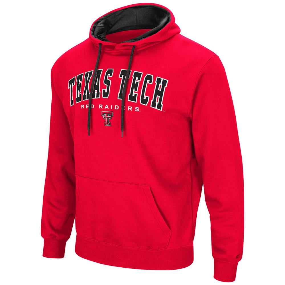 Mens Texas Tech Red Raiders Pull-over Hoodie by Colosseum