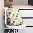 thumbnail image 3 of Rateoe Insects Pattern Student Backpack Water-resistant Backpack 15-inch Laptop Backpack Lightweight Adjustable School Backpack, 3 of 6