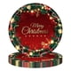 thumbnail image 4 of Juego de vajilla desechable para fiesta temática de Feliz Navidad, platos de papel, servilletas, vasos, manteles, decoración navideña para el hogar, Año Nuevo 2023, 4 of 5