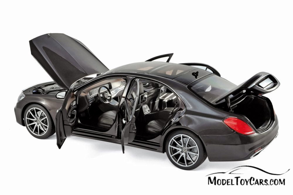 2018 Mercedes-Benz S-Class AMG-Line Hard Top, Ruby Black Metallic - Norev  183483 - 1/18 scale Diecast Model Toy Car