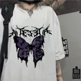 thumbnail image 5 of Camisetas de gran tamaño para mujer, ropa informal con estampado Vintage, camiseta de manga corta Harajuku, camisetas góticas Ulzzang de México para hombre Y2k, 5 of 5