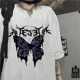 thumbnail image 4 of Camisetas de gran tamaño para mujer, ropa informal con estampado Vintage, camiseta de manga corta Harajuku, camisetas góticas Ulzzang de México para hombre Y2k, 4 of 4