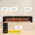 thumbnail image 3 of duraflame® Electric Fireplace Baseboard Heater, Black, 3 of 15