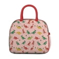 thumbnail image 2 of Womens Pink Christmas Dinosaurs Pattern Lunch Box for Work,Insulated Lunch Bag for Women,Loncheras Para Mujer,Leakproof Adult Lunch Bag for Work,Beach,Travel,Picnic,Camping, 2 of 7