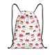 thumbnail image 1 of Fotbe Birthday Cake Bolsa Mochila con Cordón Estampada, Bolsa de Gimnasio Deportiva, Bolsa Cinch, Bolsa con Cordón para Hombres y Mujeres-Medium, 1 of 6