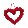 thumbnail image 2 of KLKCMS Christmas Garland Festival Decoration Event Props Heart Shape Garlands for Front Red, 2 of 9