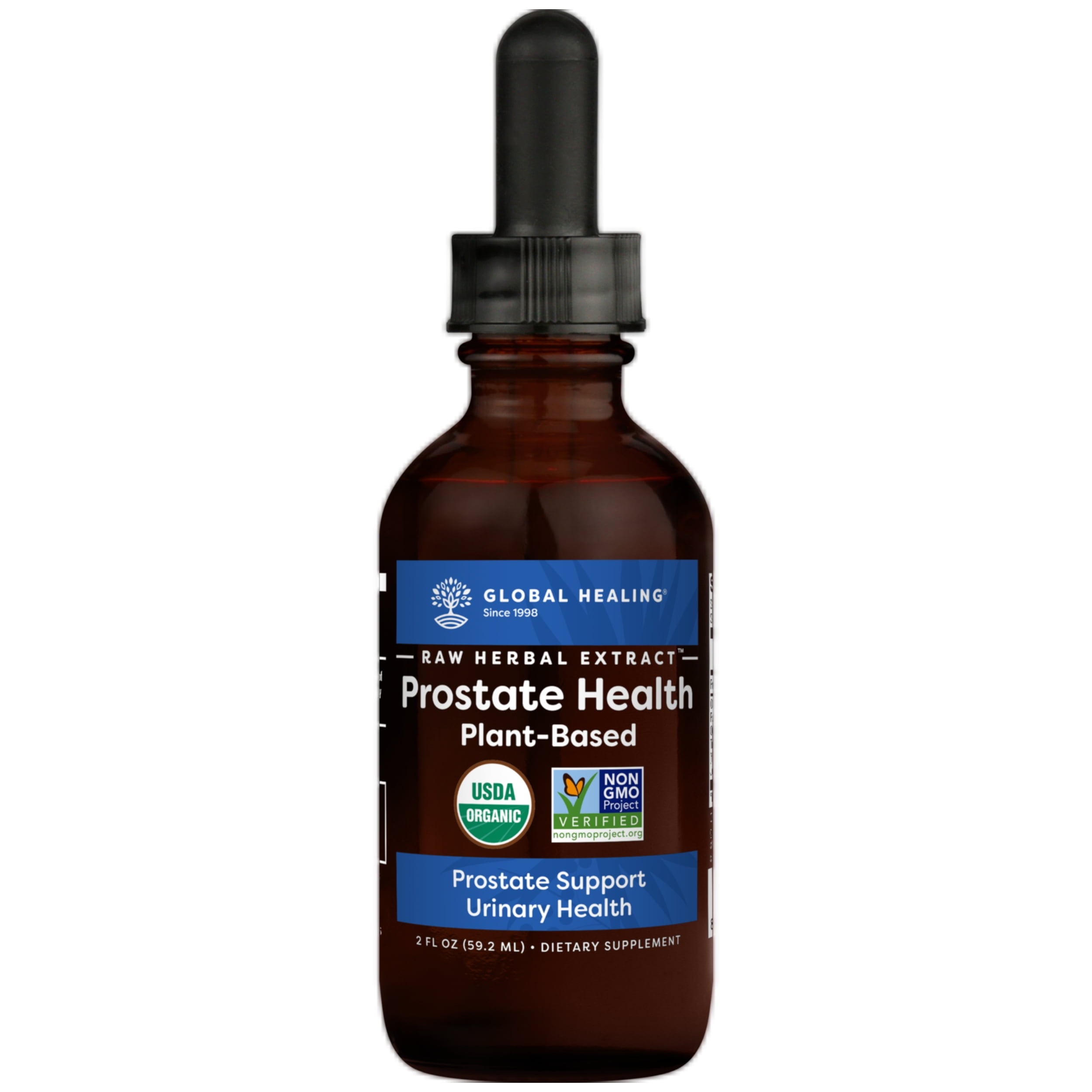 Organic Prostate Health Support Supplement, Global Healing Center, 2 fl oz