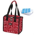 thumbnail image 4 of Nicole Miller 11" Insulated Lunch Box Portable Cooler Bag - Signature Red, 4 of 4