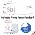 thumbnail image 3 of 1 Funny Birthday Card with Envelope - Word Cloud Milestones 50 C3249MBG, 3 of 6