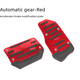 thumbnail image 4 of Accesorios interiores para pedales de coche, aleación de aluminio, manual/automático, universal, acelerador, freno, pedal antideslizante, 4 of 4