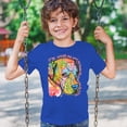 thumbnail image 3 of Tee Hunt Dogs Speak to Those Who Listen Youth T-Shirt Dean Russo Neon Pet Kids, Blue, Large, 3 of 5