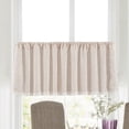thumbnail image 6 of Valance Curtains For Kitchen, Window Curtains, Window Light Blocking Short Rod Pocket Curtain Panels For Small Window Bathroom Basement, 6 of 7