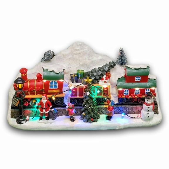 Christmas Train Decoration. Christmas Village F07M3-11-FQ24006