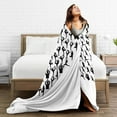 thumbnail image 5 of Anti-Pilling Flannel Bed Throw Blankets Woman Female Girl - Couch-Ultra-Soft Micro Fleece Sofa Bed Camping Travel Blanket for Adults 40"x30", 5 of 8
