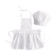 thumbnail image 2 of Delantal para bebé, 2 piezas, gorro para recién nacido, delantal, disfraz para bebé infantil Chica Zulema Traje de cocina, 2 of 5