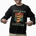 thumbnail image 2 of Christmas Sweatshirt, Capybara Stack Ugly Christmas Sweatshirt, Cute Animal Holiday Jumper, Unique Capybara Lover Gift for Men & Women, 2 of 5