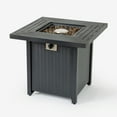 thumbnail image 3 of Chicdaze 28-inch Square Propane Gas Outdoor Fire Pit - Grey & Black, 3 of 14