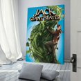 thumbnail image 3 of Jack el cazagigantes Cuadro decorativo colgante - Arte de pared - Póster enmarcado - Decoración de pared - Regalos para familia, amigos y aficionados 20*30 cm, 3 of 6