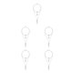 thumbnail image 2 of Jumpingount Fashion Necklace Set Delicate Adjustable Aesthetic Layered Jewelry Day Valentines Choker Gifts Unique Necklaces Leaves for Women Plata 5piezas Jumpingount CBP200345, 2 of 5