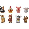 thumbnail image 5 of Fisher-Price Little People Farm Animal Friends 8-Piece Figure Set for Toddlers, 5 of 5