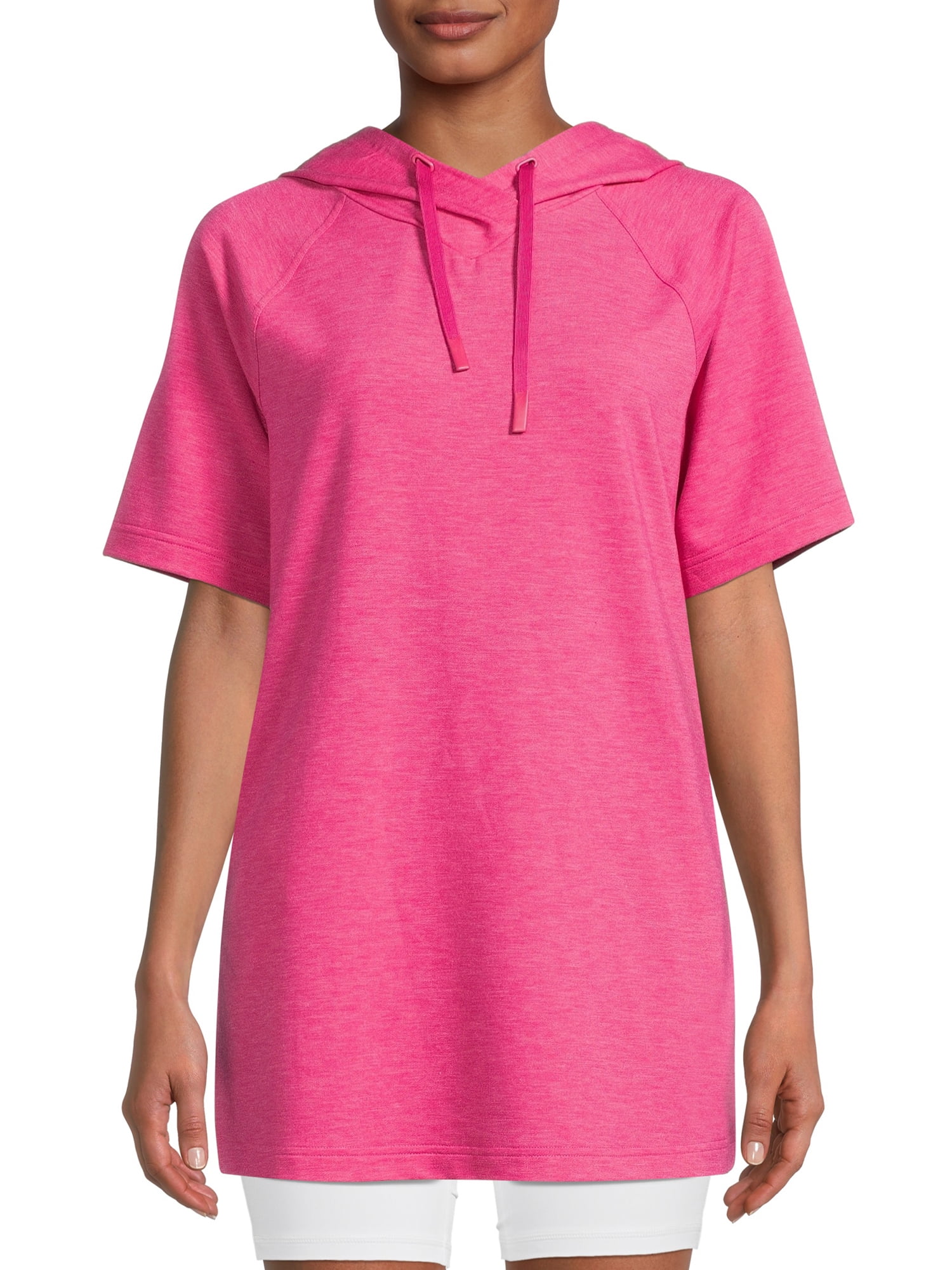 Athlux Women's High Slit Tunic Hoodie 