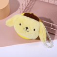 thumbnail image 3 of Lindo monedero de peluche de Sanrio, creativo bolso de almacenamiento con diseño de dibujos animados de melodía kulomi, llavero colgante al, 3 of 4