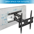 thumbnail image 5 of Full Motion TV Wall Mount  for 32-65 inch Flat Curved Screen TVs with Swivel, Tilt & Extension Max 400x400mm, Holds up to 99 lbs, 5 of 8