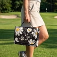 thumbnail image 4 of Psesaysky Universal Golf Cart Seat Covers for Club Car, Foldable, Washable, Breathable, Non-Slip Seat Towel Blanket with 4 Pockets for Golf Lovers, Daisy Floral, 4 of 8