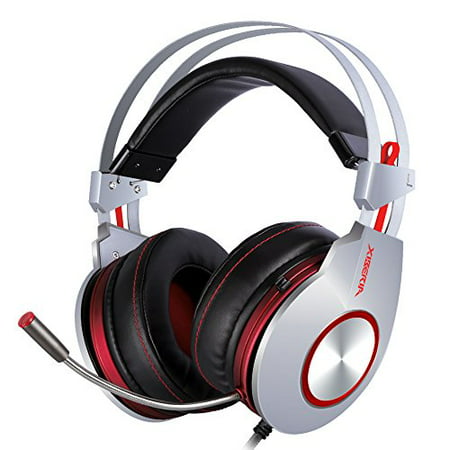 XIBERIA USB Headset, K5, Over Ear Surround Sound Noise Isolation, Wired Gaming Headphones Flexible Microphone Volume