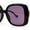 Black - Purple, variant on Classical Womens Oversize 1990s Oversized Butterfly Fashion Sunglasses All Black