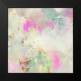thumbnail image 2 of Goldberger, Jennifer 15x15 Black Modern Framed Museum Art Print Titled - Pastel Swoop I, 2 of 5