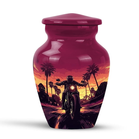 KARYLIZ Motorcycle Urns for Ashes Adult Male & Female - Motorcycle Urns for Ashes Men - Human Cremation Urn for Adult - Burial Bike Mini Urn for Biker