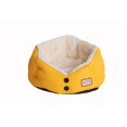 thumbnail image 3 of Armarkat C75HMB-MH Gold Waffle & White Cat Bed, 3 of 4