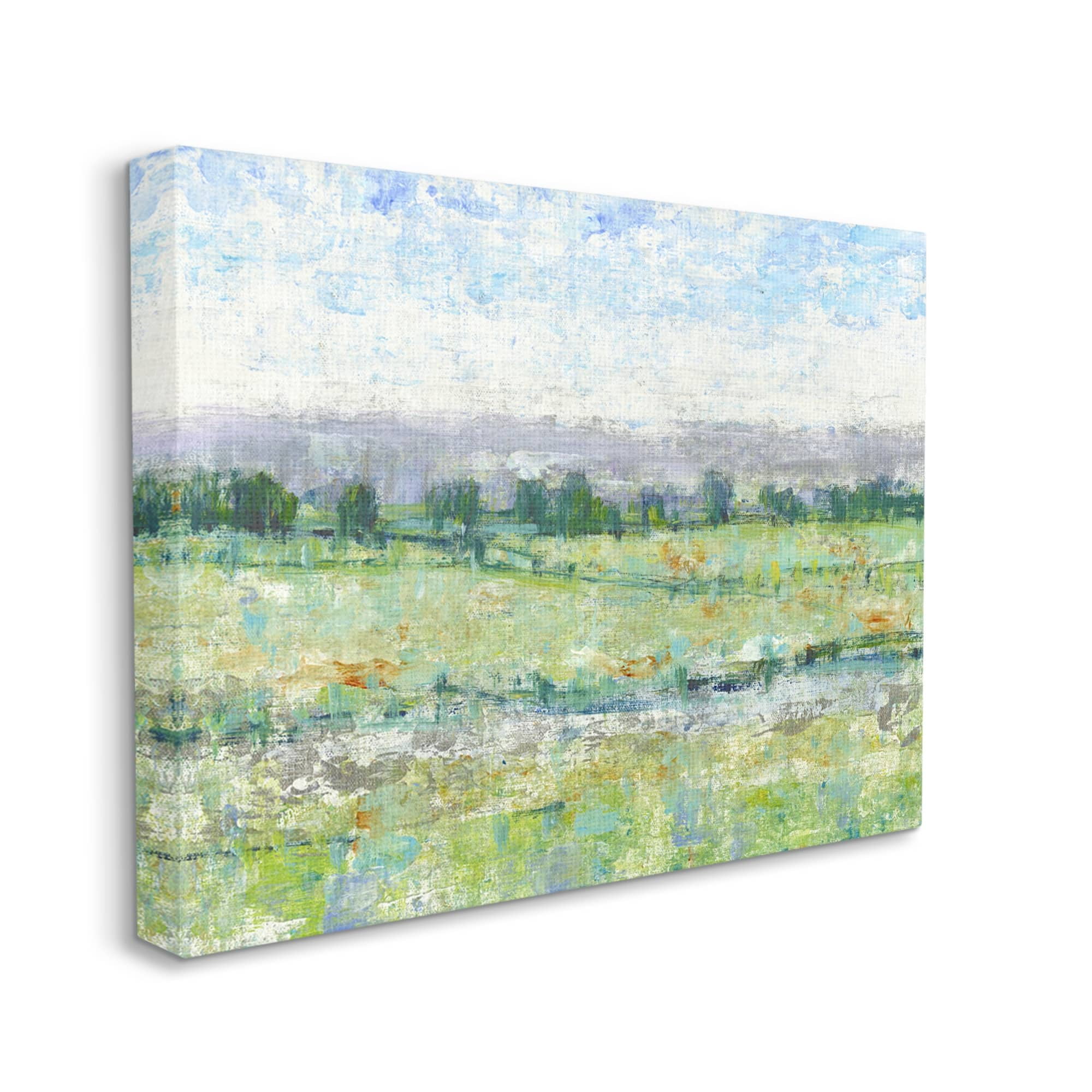 Stupell Mountain Impressions Abstract Landscape Landscape Painting Gallery Wrapped Canvas Print Wall Art