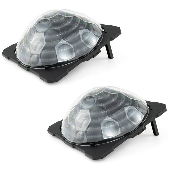 Patiojoy Solar Pool Heater Above Ground/In Ground Swimming Pool Dorm Heater with Rotatable Hose Connectors Set of 2