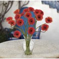 thumbnail image 2 of Nearly Natural Gerbera Daisy Liquid Illusion Silk Flower Arrangement, Orange, 2 of 2