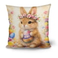 thumbnail image 1 of Easter-themed Pillowcase Suitable For Drawing On Holiday Decoration A Gift For Children Easter Gifts For Women/Men/Family, 1 of 5