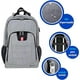 thumbnail image 4 of Mochila para Laptop con candado, Gris, Bluelander Mochila para Laptop, 4 of 6