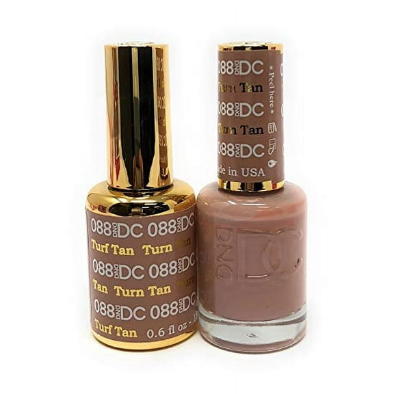 DND - DC Duo Soak off Gel & Matching nail polish - TURF TAN #DC088