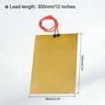 thumbnail image 2 of 2pcs Heater Film Heating Plate 50W 24V Polyimide Adhesive Heat Pad 135mmx95mm, 2 of 6