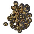 thumbnail image 4 of 100 Pieces Protable Numbered Tag Number Tag for Supermarket Warehouse Locker and yellow word, 4 of 7