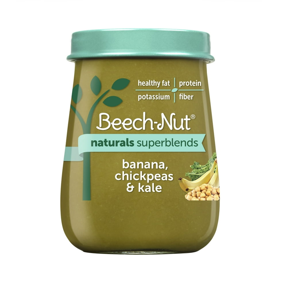 BeechNut Naturals Superblends Stage 3, Banana Chickpea & Kale Baby