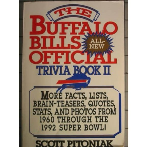 Pre-Owned The Buffalo Bills Official All-New Trivia Book II Paperback