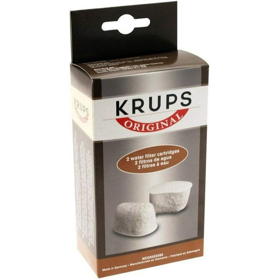 KRUPS Duo Filters Water Filtration System F47200 - Coffee Maker Replacement Part - 2-Pack
