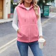 thumbnail image 6 of Misright Women's Zipper Hoodie Sleeveless Slim Fit Hoodie Casual Lightweight Jacket, 6 of 11