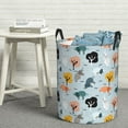 thumbnail image 6 of Sikiie Elephant Tree Print Round Dirty Clothes Basket, Waterproof Standing Foldable Storage Basket, for Laundry Room, Bedroom, Bathroom Storage-Medium, 6 of 6