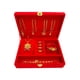 thumbnail image 5 of Caja de regalo Yuyangstore organizador de joyas terciopelo rojo joyero, 5 of 8