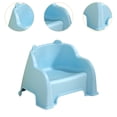thumbnail image 6 of deevoka Small Stool Foot Rest Stable Sturdy Comfortable Foot Stool with Back Support Blue, 6 of 9