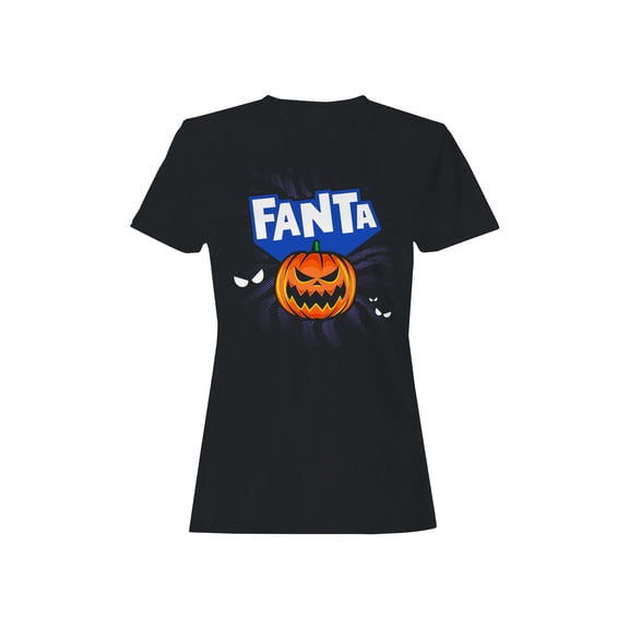Officially Licensed Fanta Halloween Pumpkin Design Women's T-shirt