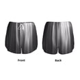 thumbnail image 5 of Lsque Monochrome Abstract Lines Printed Women's Running Shorts with Liner Pockets,Elastic Quick Dry Workout Athletic Gym Yoga Shorts,Womens High Waist Shorts-Large, 5 of 9